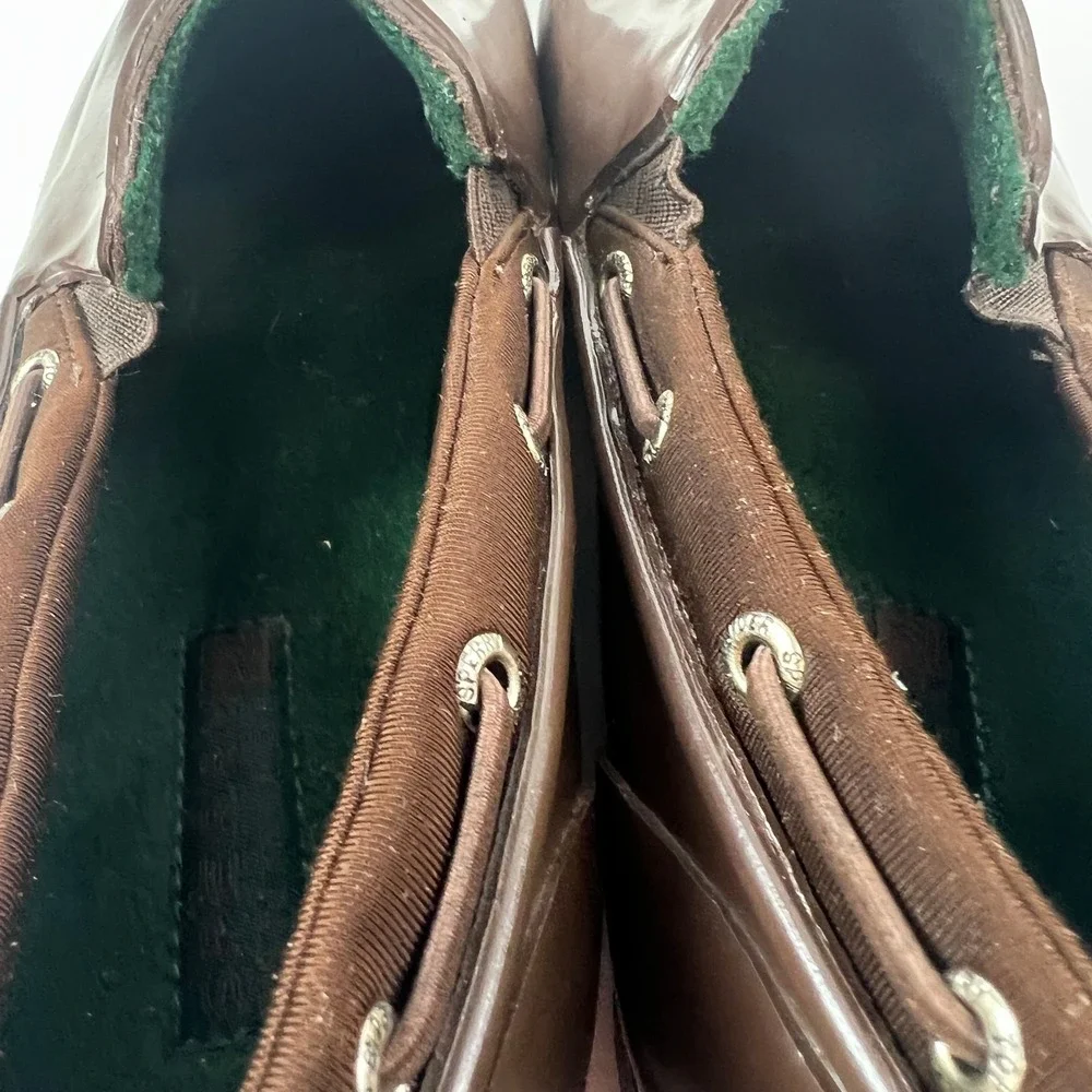 Sperry Saltwater Womans Duck Boot Brown Waterproof‎  9